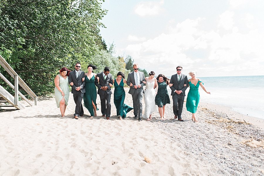 Beach Wedding at Camp Kintail, Ontario